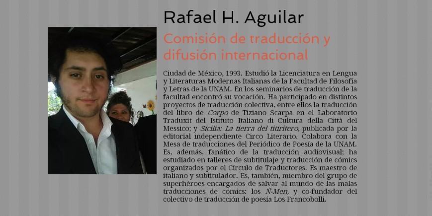 Rafael H. Aguilar Consejo Nacional de Escritores Independientes (CNEI)
